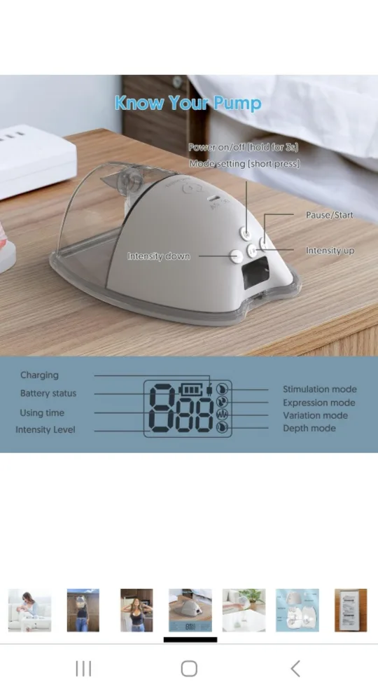 Electric breast pump image indicator(3)