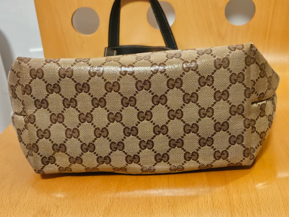 Authentic Gucci GG Canvas Tote Bag image indicator(7)