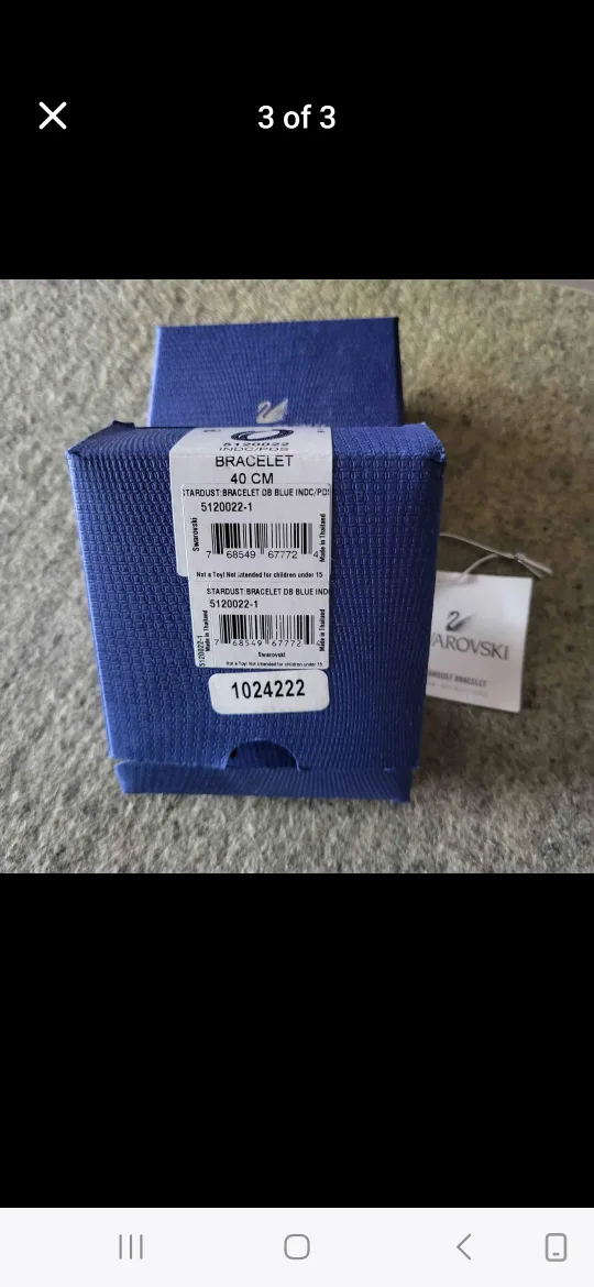 Swarovski Stardust Bracelet - Blue image indicator(3)