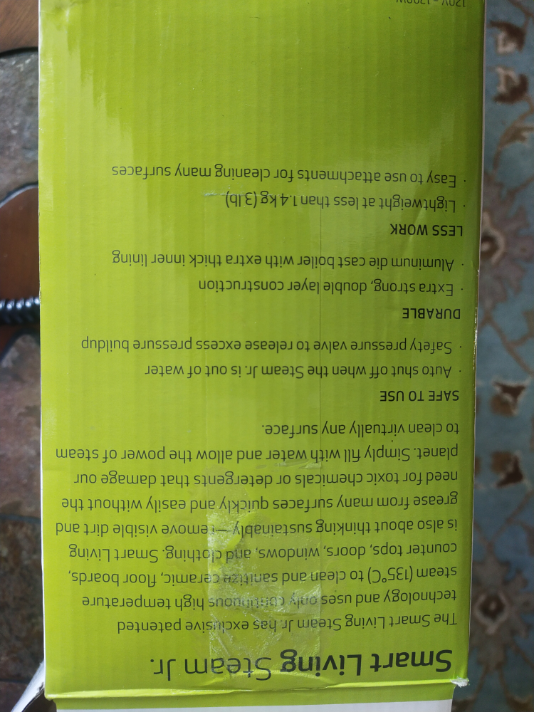 Smart Living Steam JR. Hand Steam Cleaner - photo 4