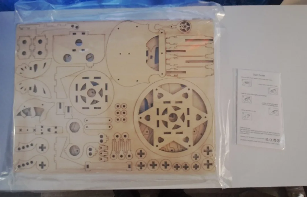 DIY 3D Wooden Puzzle - Dream Butterfly Cello Music Box image indicator(3)