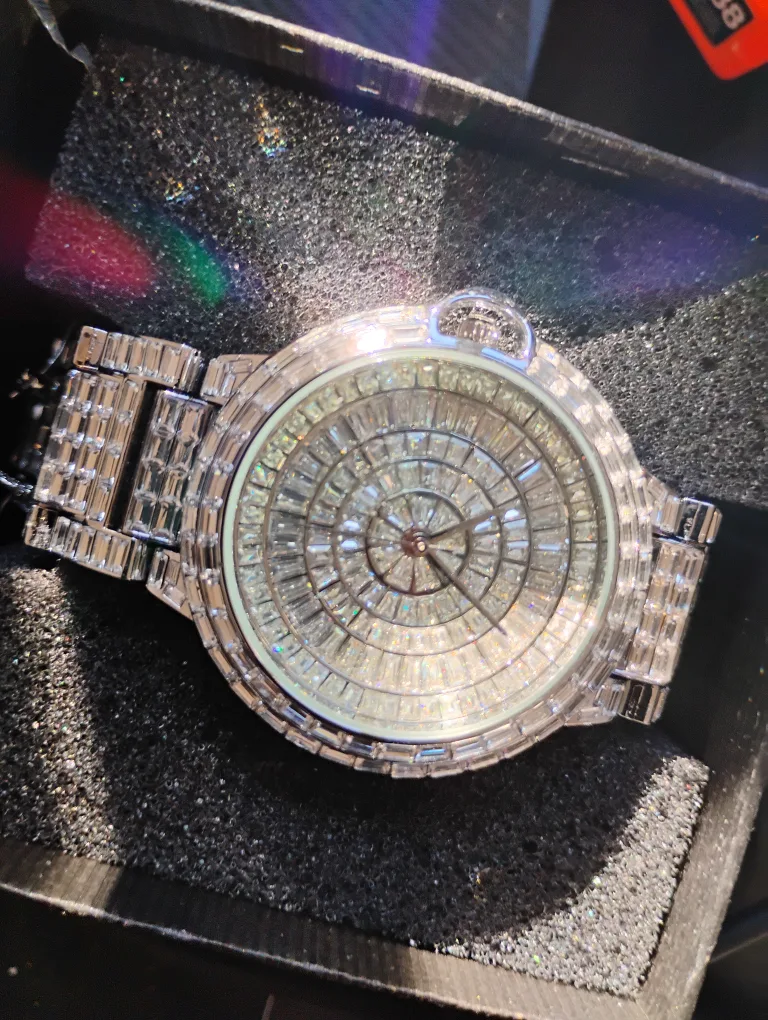Bling Iced Out Watch image indicator(3)