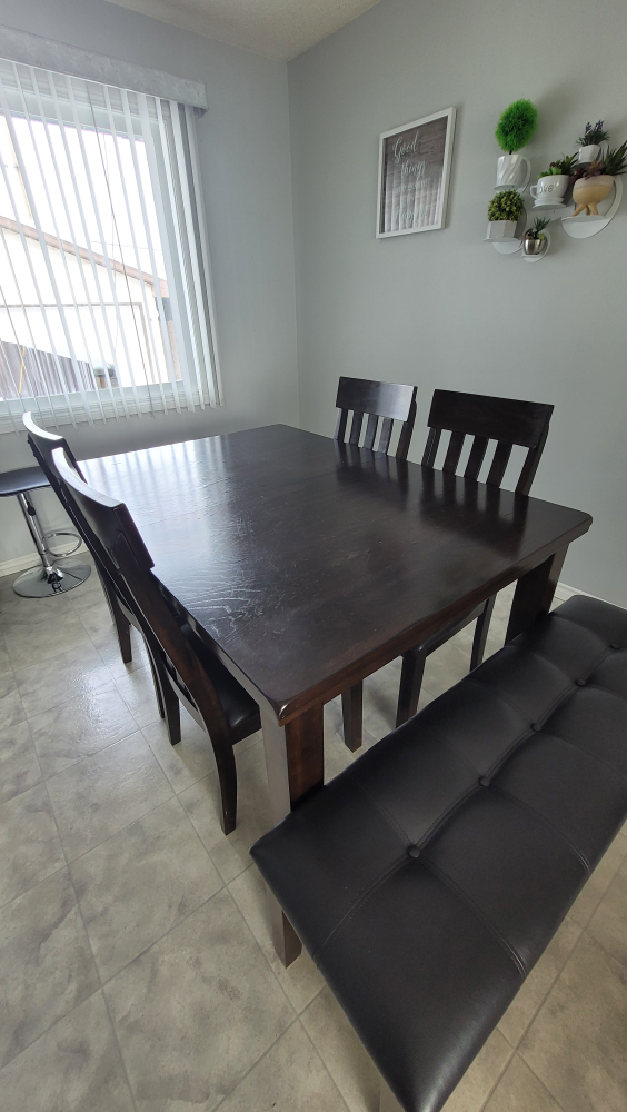 Ashley Brand  - 6-Piece Hadddigan Dining Set - photo 2