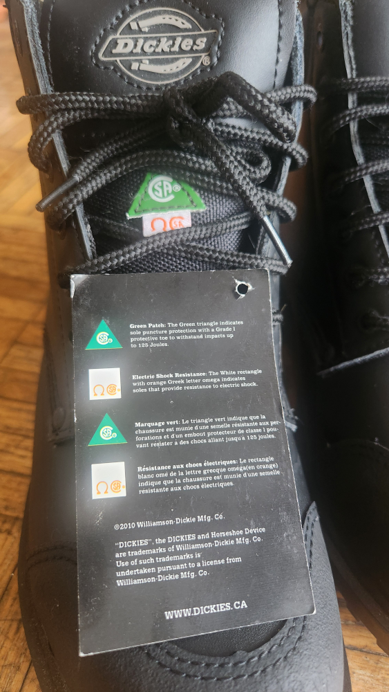 Dickies Work Boots - Size 7 - photo 3