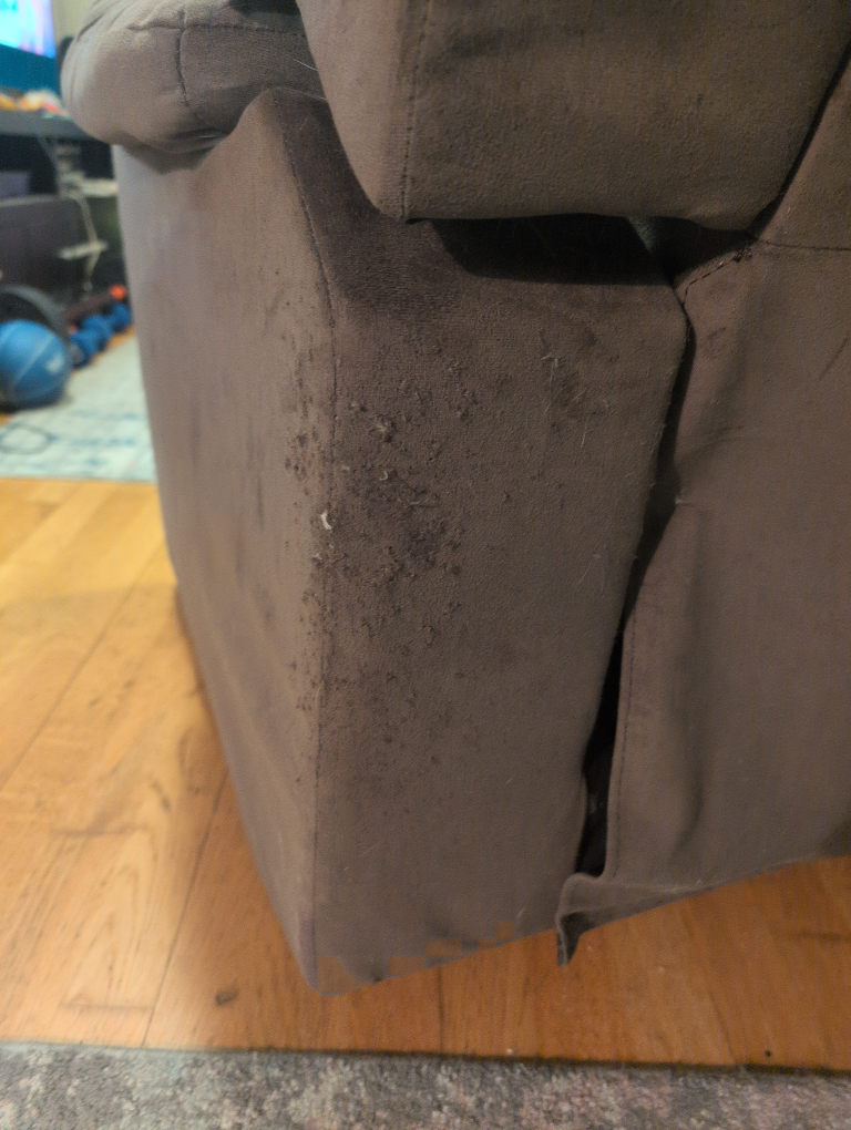 Recliner Chair - Dark Brown Microfiber - photo 5