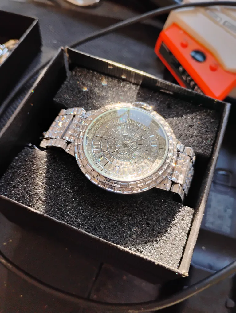 Bling Iced Out Watch image indicator(2)