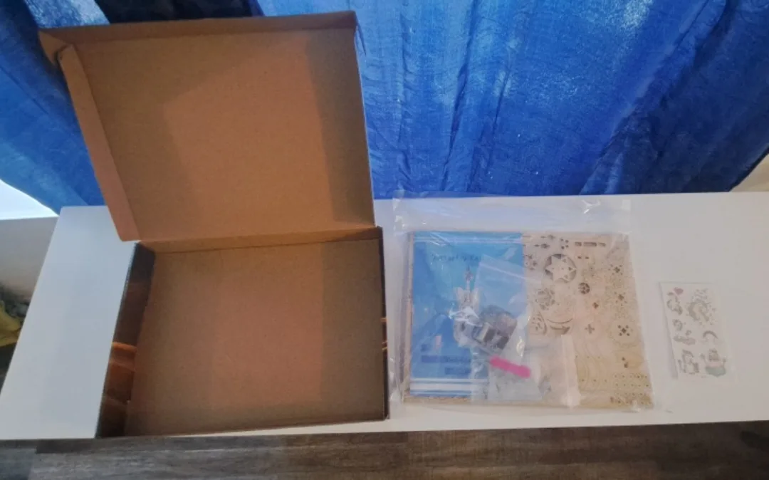 DIY 3D Wooden Puzzle - Dream Butterfly Cello Music Box image indicator(2)