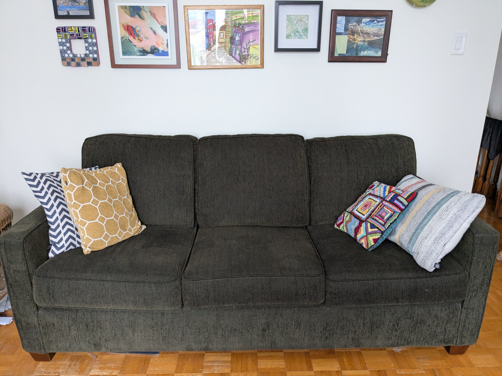 Dark Green Sofa