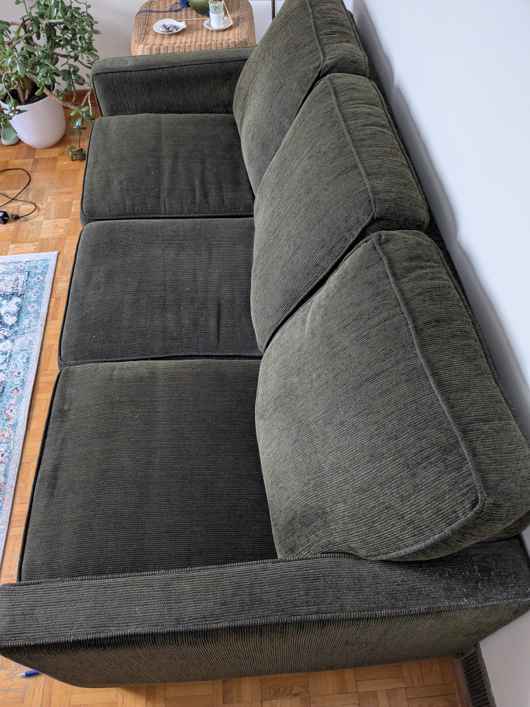 Dark Green Sofa - photo 2
