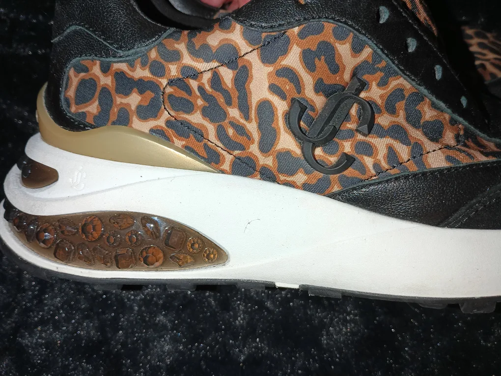 🏈 Real Jimmy Choo Leopard Print Sneakers image indicator(5)