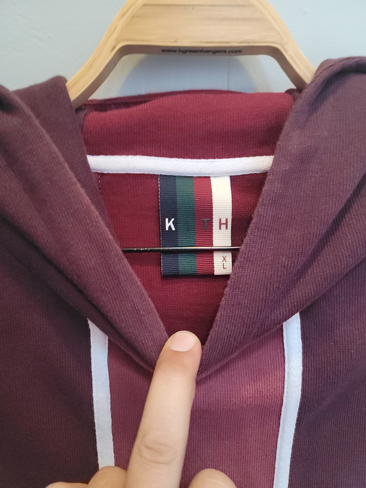 Grailed KITH Burgundy Rugby Hoodie Size XL - photo 2