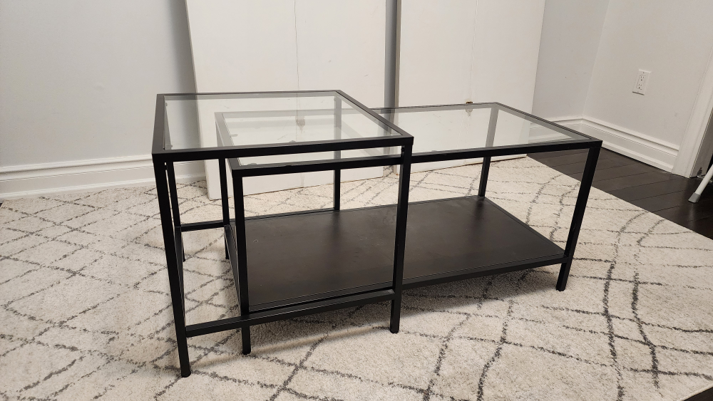 Ikea Vittsjo Nesting Coffee Table