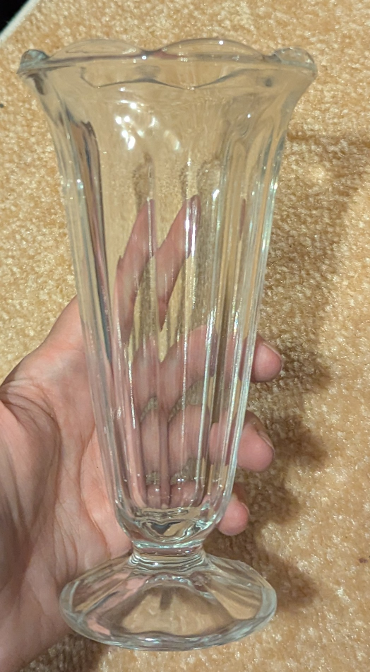 Vintage Glass Sundae Dish