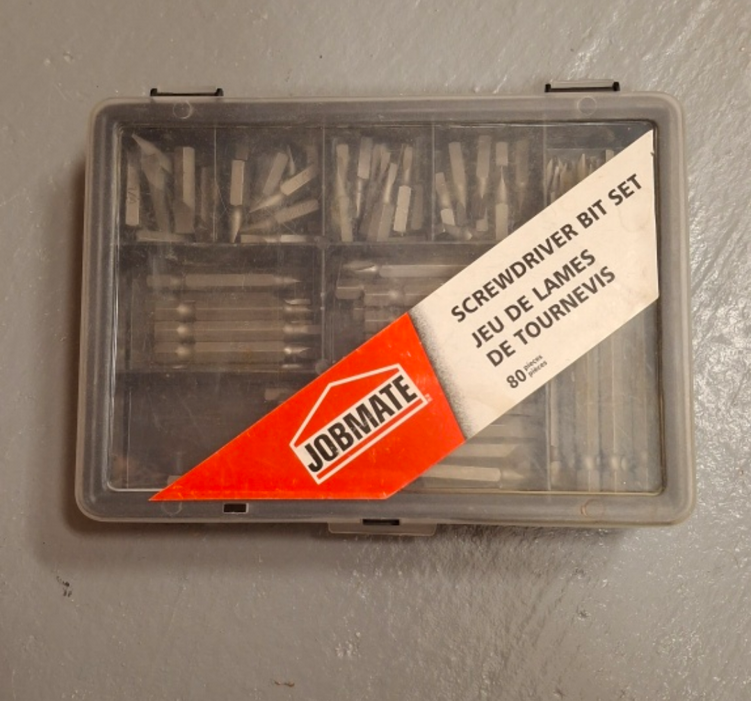 Jobmate 80-Piece Screwdriver Bit Set