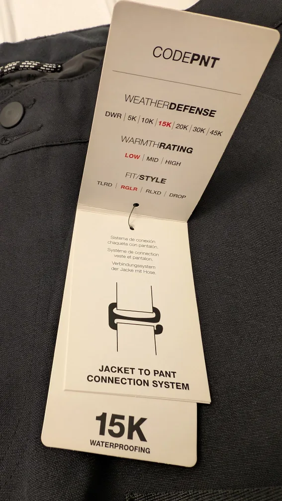 NWT DC Shoes Men's Large Black Snow Pants image indicator(5)