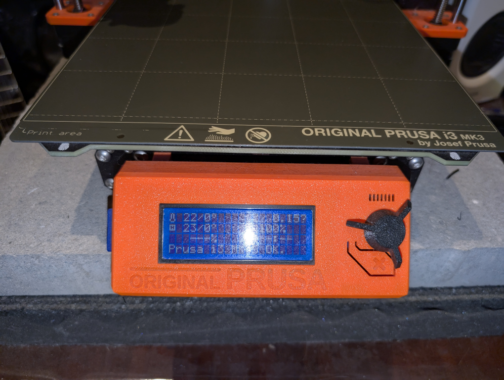 Prusa i3 MK3S+ Black and orange 3d printer - photo 2