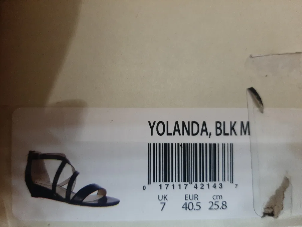 NEW in Box Women's Life Stride Sandals, black size 9.5 image indicator(3)