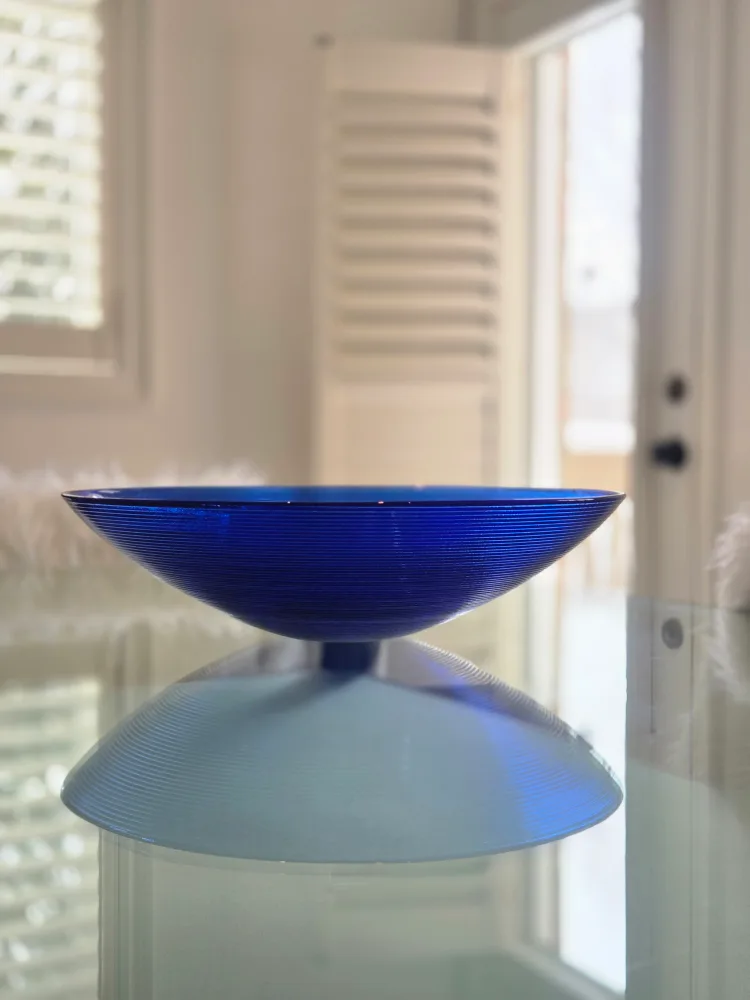 Stunning Cobalt Blue Glass Bowl image indicator(3)