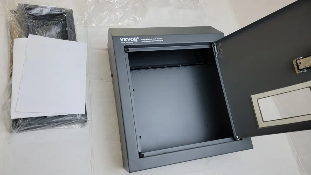 VEVOR Key Drop Box Mailbox w/ Combo Lock, Dark Gray image indicator(4)