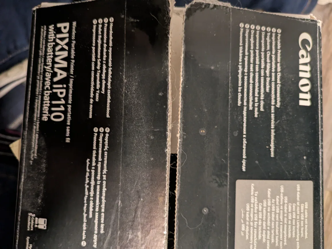 Canon PIXMA iP110 Wireless Portable Printer with Battery image indicator(3)