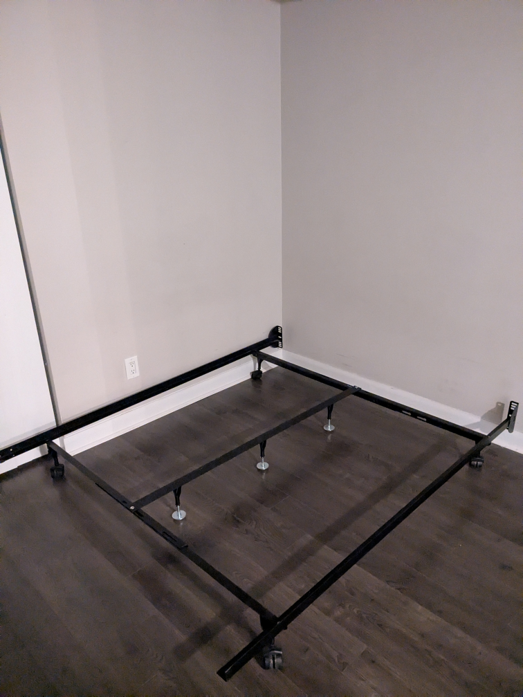 Adjustable Queen Metal Bed Frame - photo 2