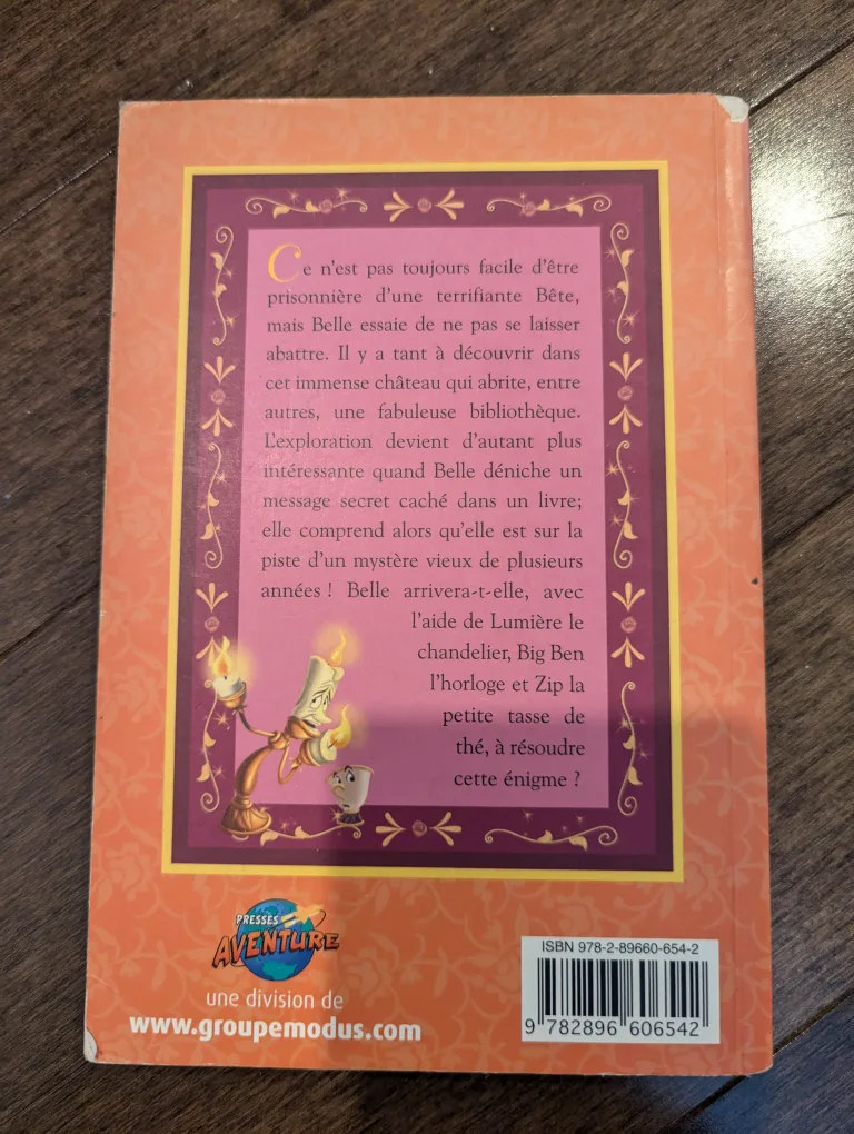 🏈 Disney Princess Belle: Le message mystérieux Children's Book image indicator(2)