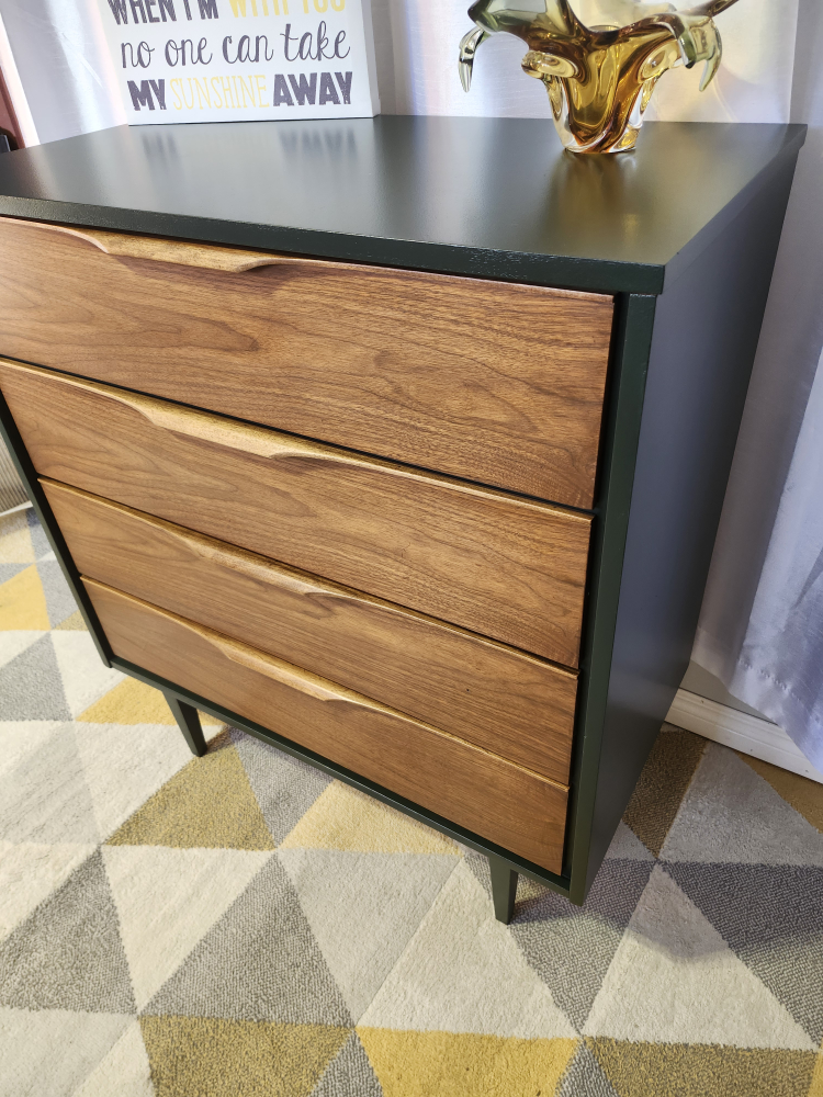 Mid-Century Modern Four-Drawer Chest - photo 5