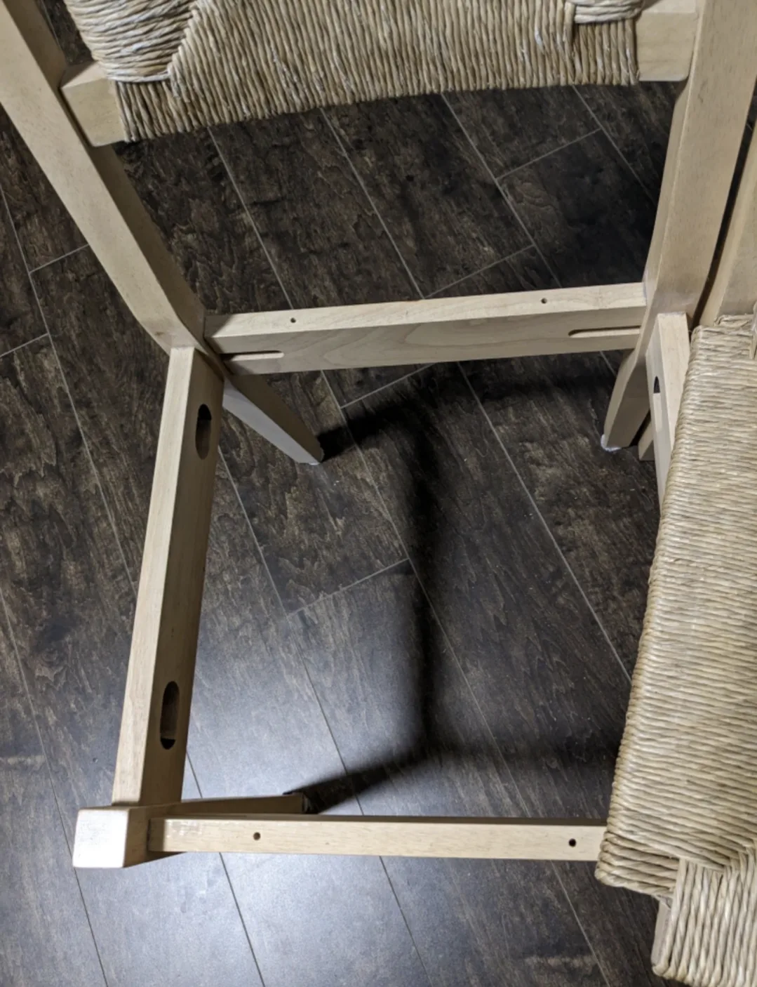 3 wooden Rattan chairs image indicator(5)