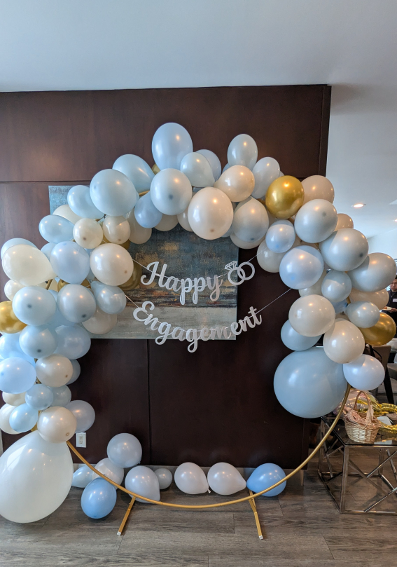 Used Balloon Garland