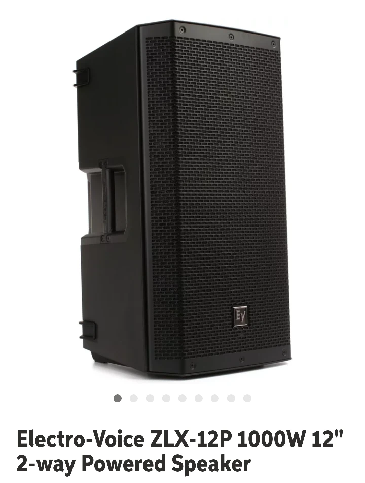 Electro-Voice ZLX-12P 1000W 12" 2-way Powered Speakers - photo 3