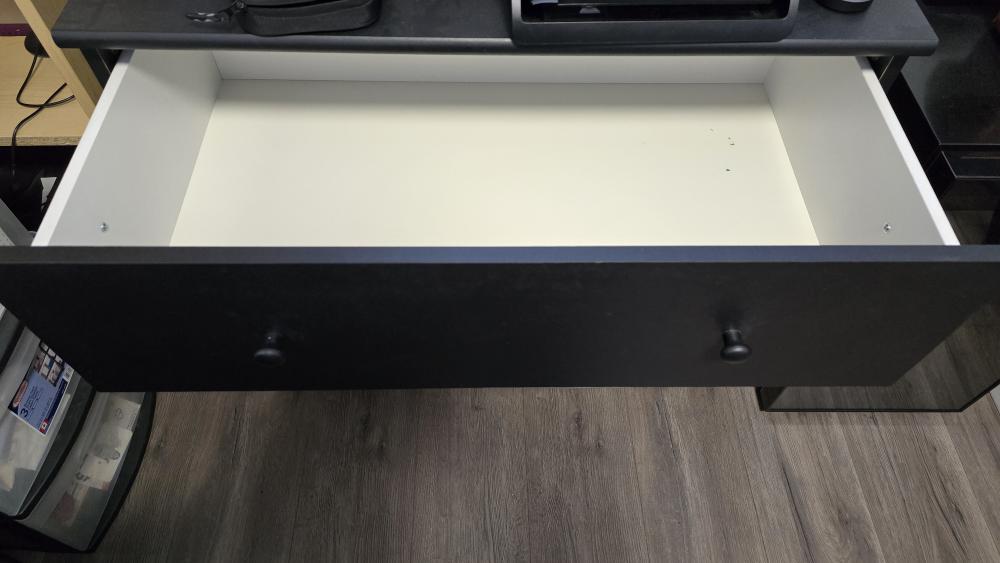 *Moving Sale* Black Three-Drawer Chest - photo 2