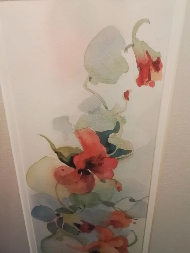 Framed Watercolor Painting of Flowers by Josanne van Hees image indicator(3)