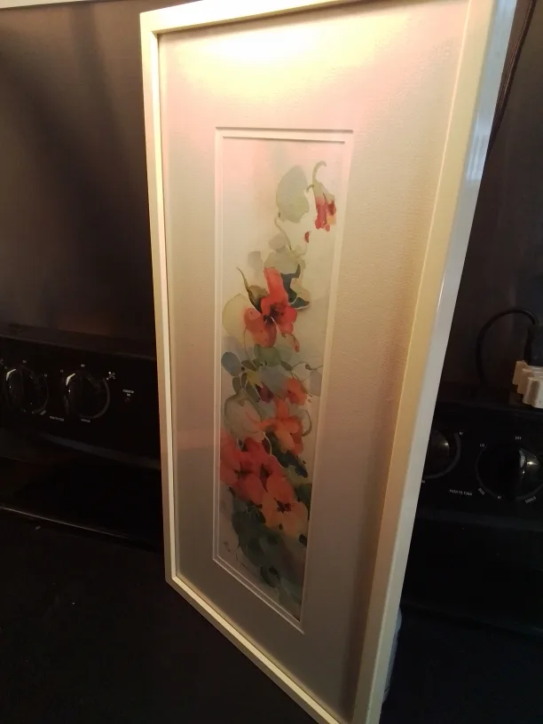 Framed Watercolor Painting of Flowers by Josanne van Hees image indicator(6)