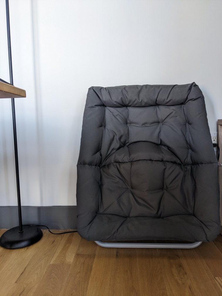 Pottery Barn Teen Folding Padded Chair - Dark Gray - photo 4