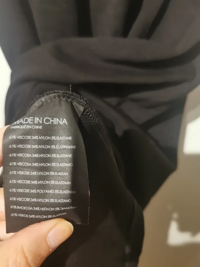 Club Monaco Black Asymmetrical Midi Dress - Size M/M image indicator(7)