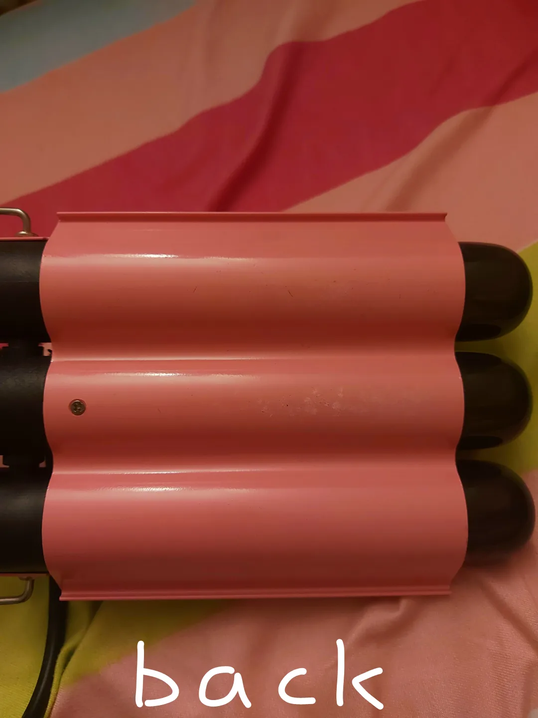 Pink Triple Barrel Curling Iron #thriftypicks image indicator(3)