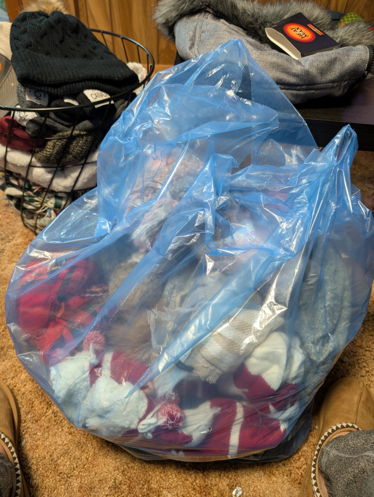 Bag of Winter Accessories - Hats, Scarves & More! - photo 2
