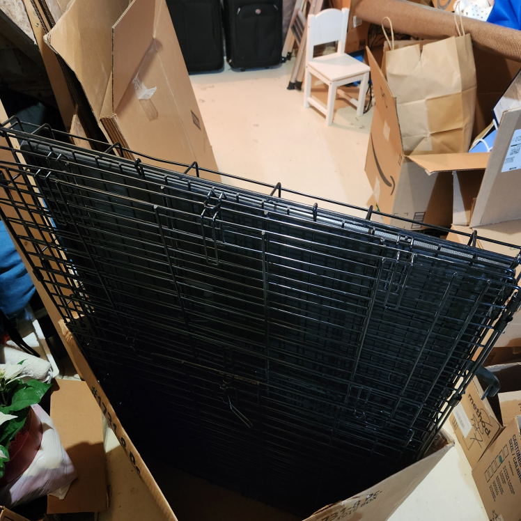 Black wire dog crate - photo 2