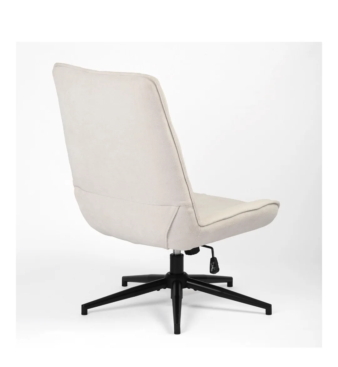 office chair - Ergonomic Swivel Office Chair - Off-White image indicator(7)
