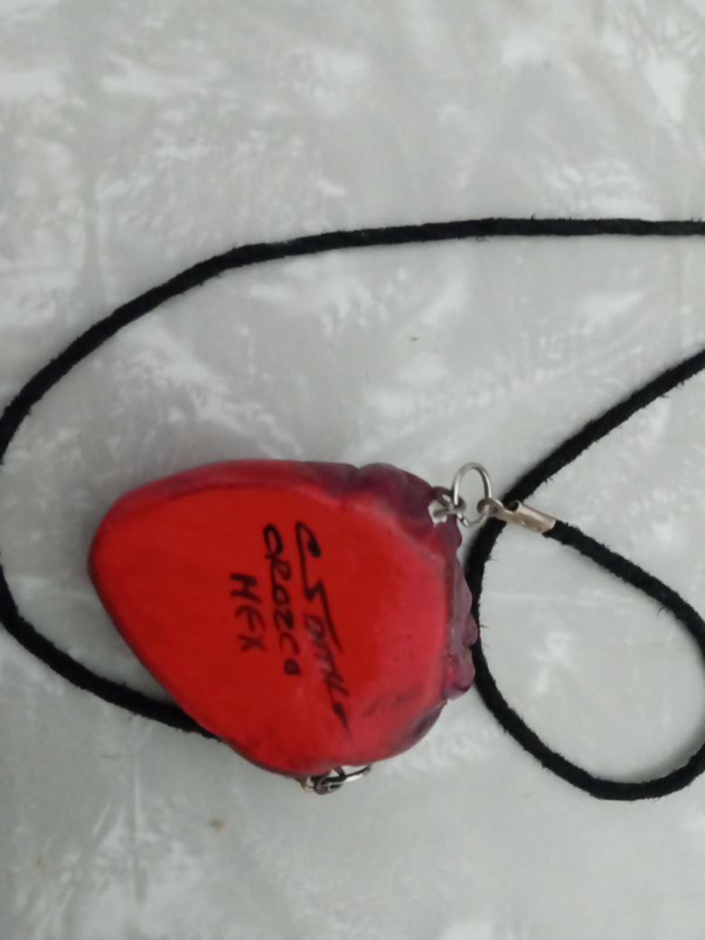 Mexican Painted ceramic necklace - photo 3