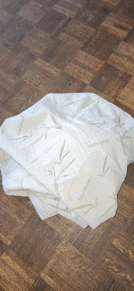 Bamboo waterproof Mattress King size Bedspread #freecycle thumbnail