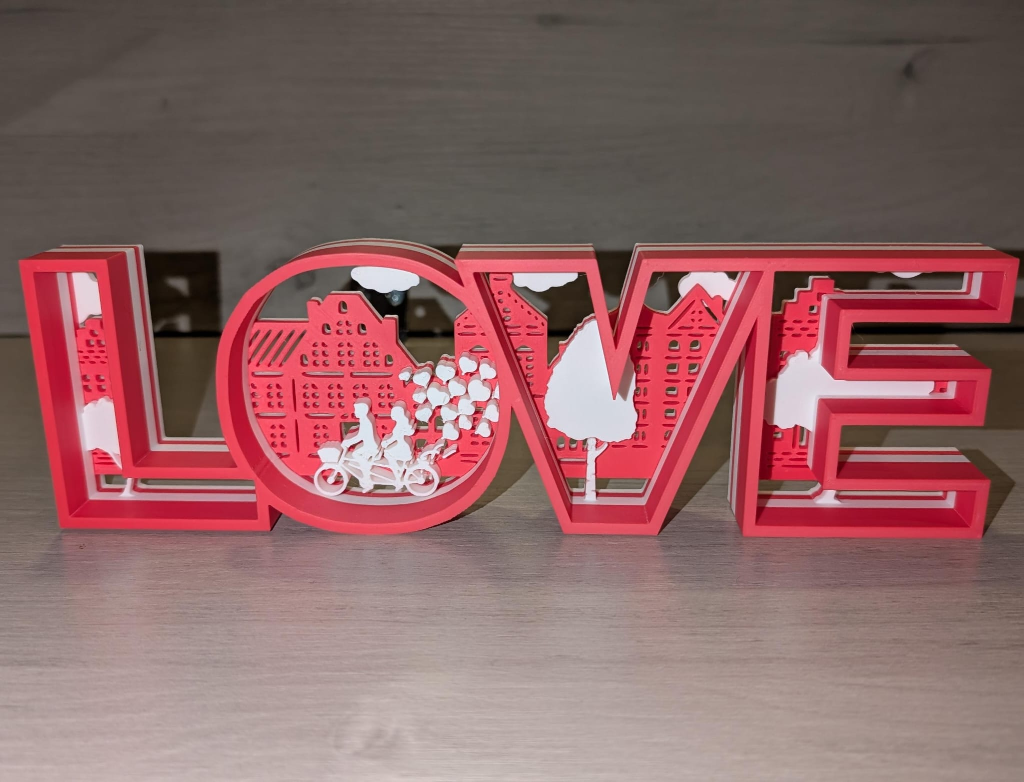 Layered LOVE sign - photo 2