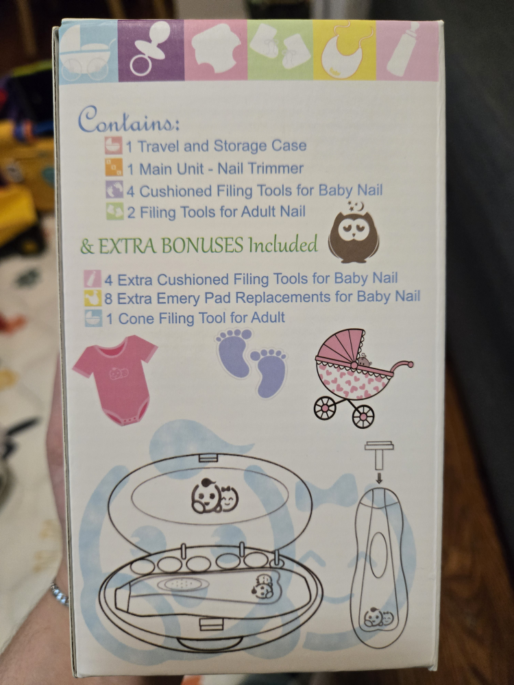 Baby and Adult Electric Nail File Kit - photo 2