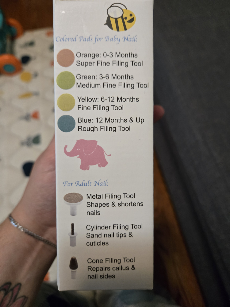 Baby and Adult Electric Nail File Kit - photo 3