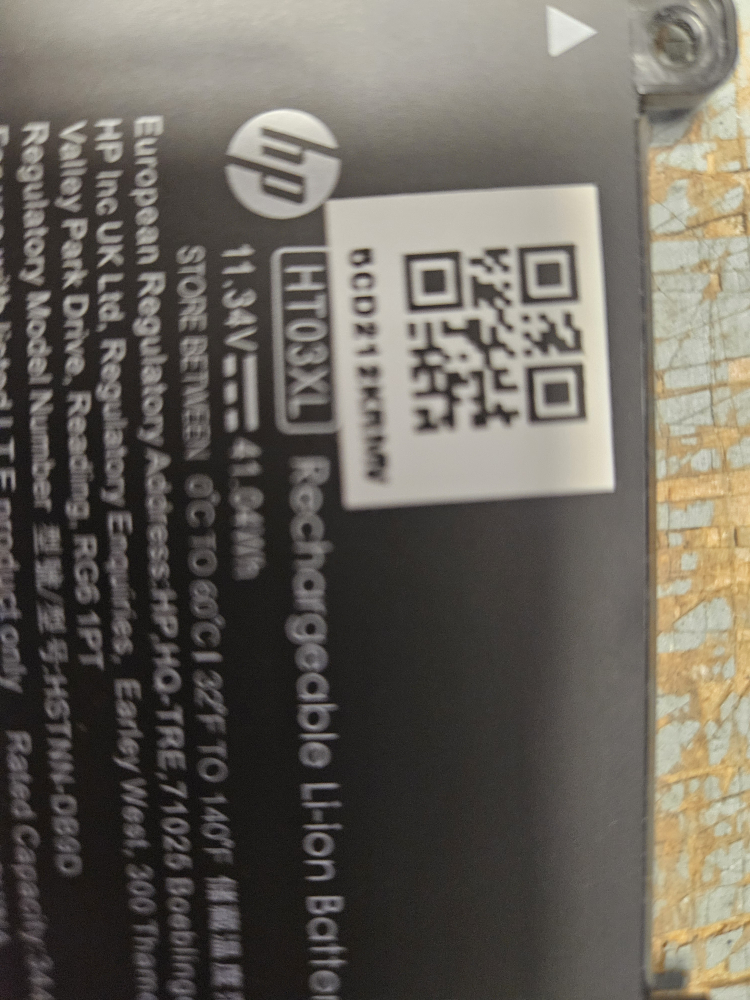 HP Laptop Battery HT03XL 11.34V