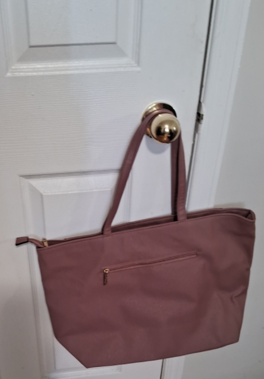 Lovely mauve tote bag - photo 2