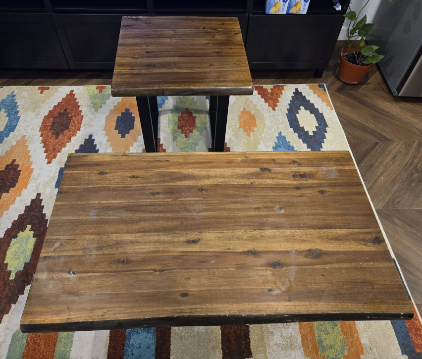 Live Edge Coffee Table Set - photo 3