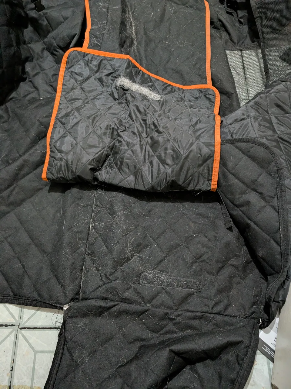 Car seat cover for back seat, pet image indicator(5)