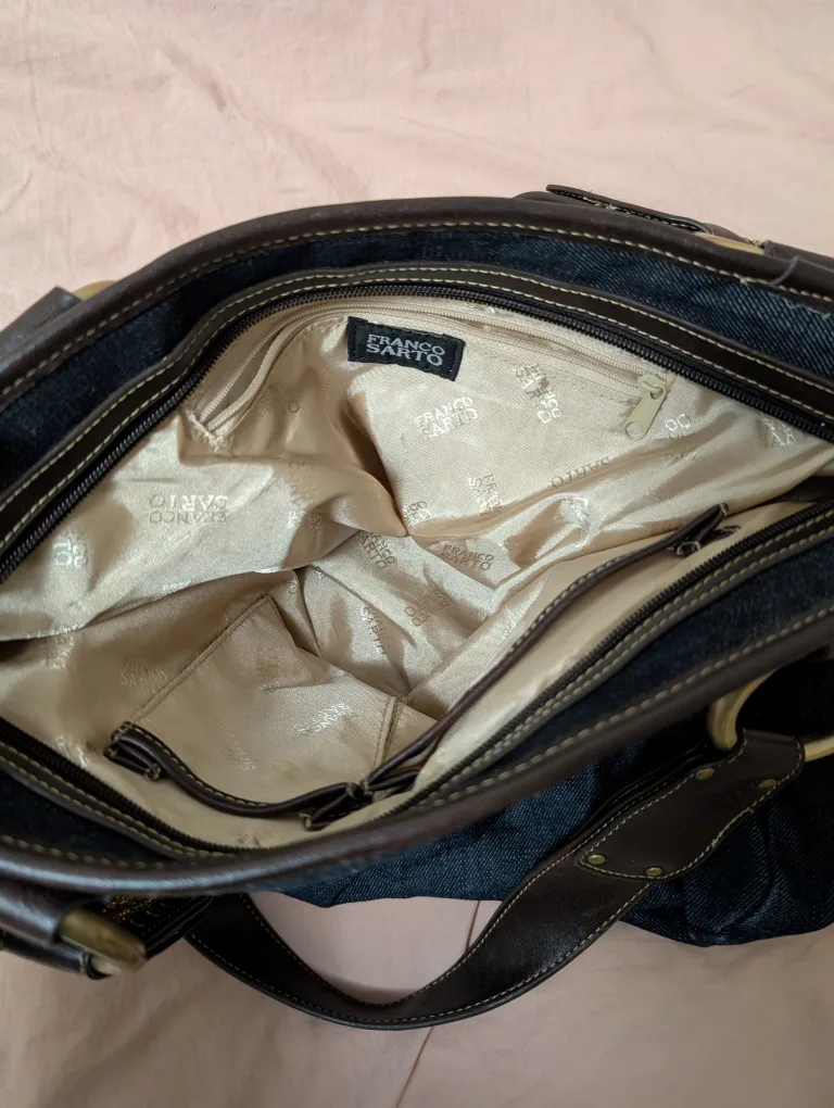 Franco Sarto Denim Tote Bag image indicator(4)