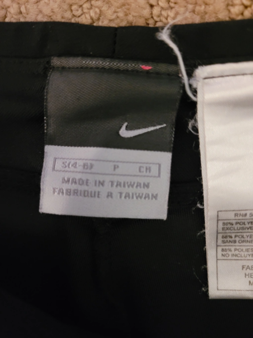Nike Women's Black and Orange Track Pants - photo 2